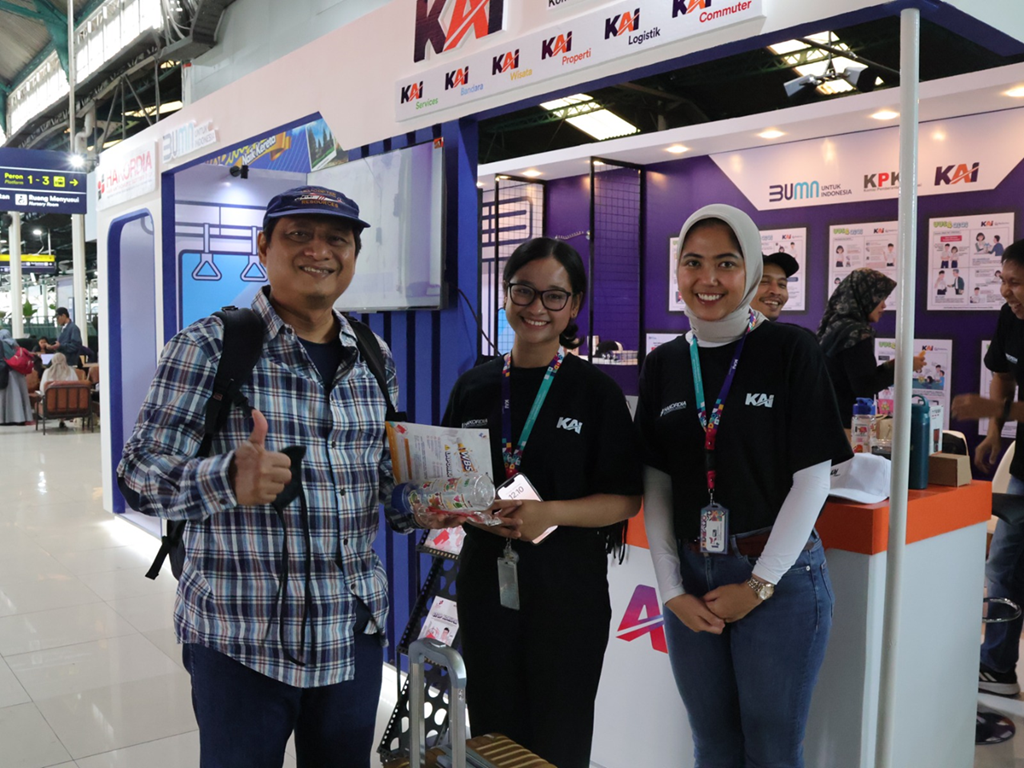 KAI dan KPK Gelar Pameran Antikorupsi di Stasiun Yogyakarta, Tegaskan Komitmen Transparansi Publik