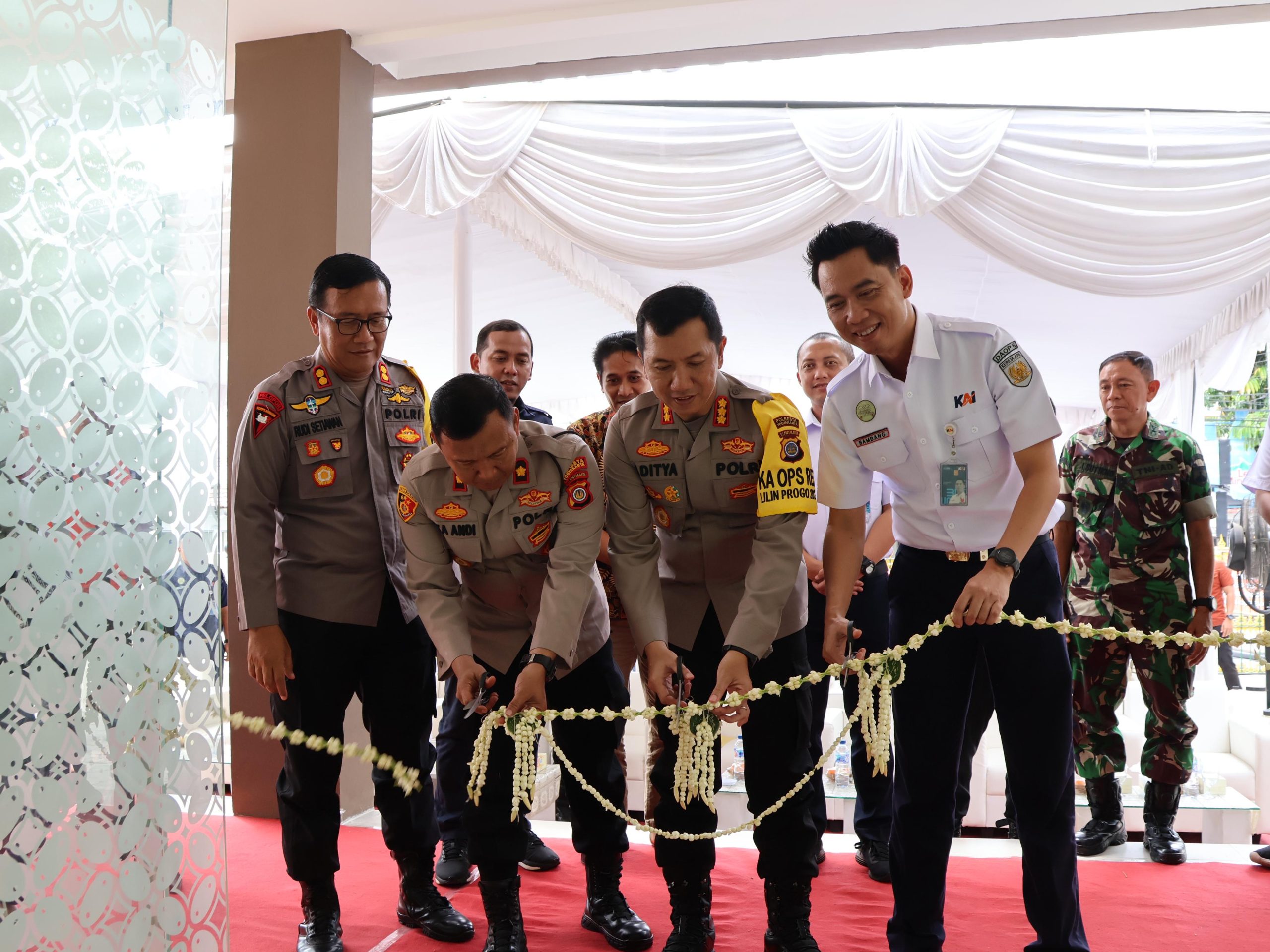KAI Daop 6 Yogyakarta Dukung Relokasi Polsek Gedong Tengen untuk Optimalisasi Layanan