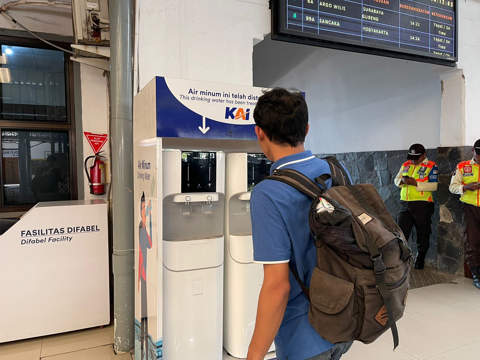 KAI Daop 6 Yogyakarta Perluas Fasilitas Water Station dan Face Recognition di Stasiun
