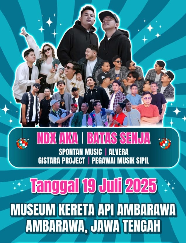 Konser Musik BESTIEVAL 2025 Siap Guncang Museum Kereta Api Ambarawa, Perpaduan Musik dan Warisan Sejarah