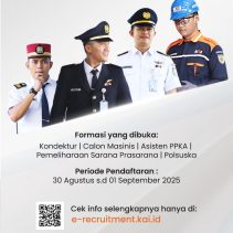 KAI Buka Rekrutmen 2025 untuk Lulusan SLTA hingga S1, Ini Formasi dan Jadwal Seleksinya