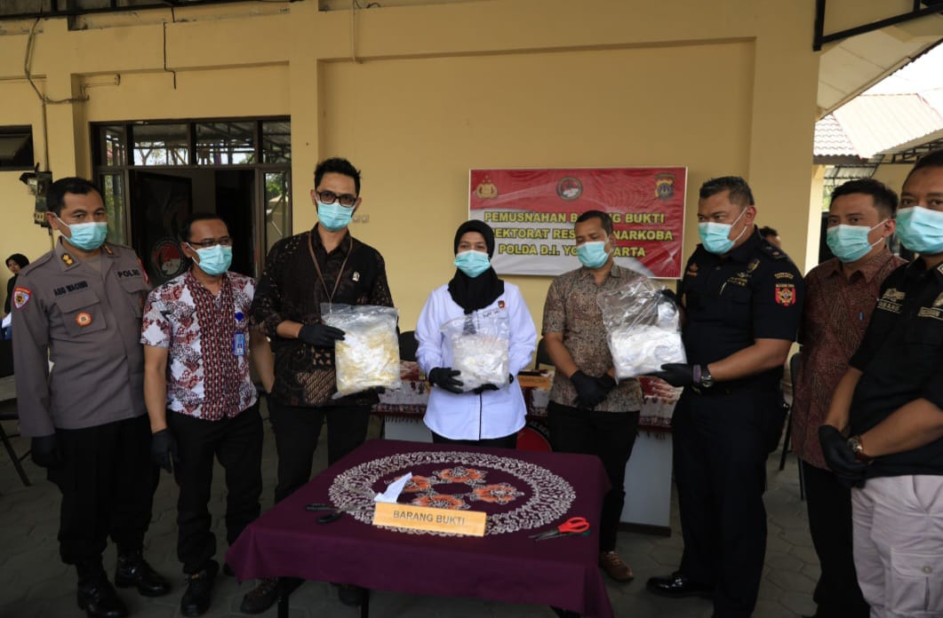 Bea Cukai dan Polda DIY Gagalkan Penyelundupan Narkoba Terbesar Ketiga di Indonesia
