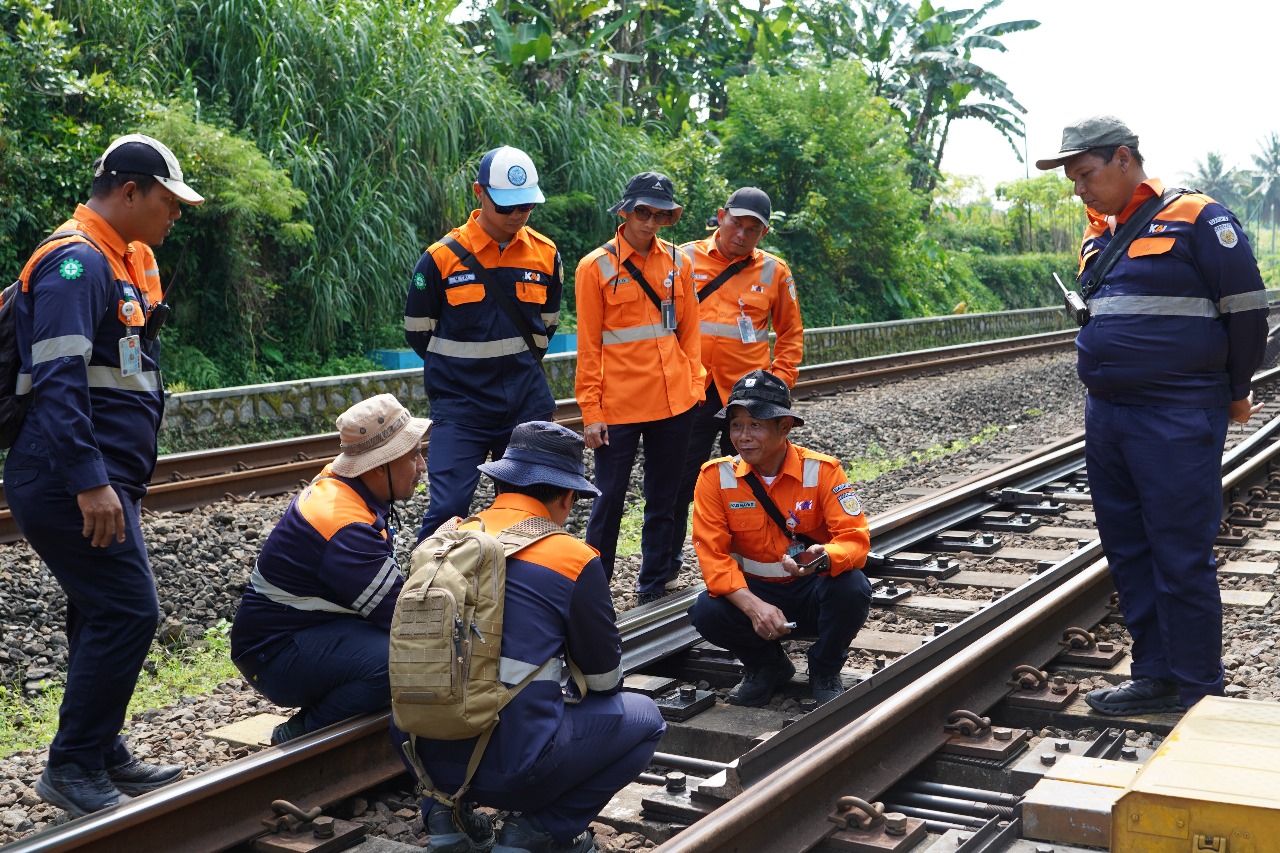 KAI Daop 5 Purwokerto Gelar Pemeriksaan Jalur Karangsari–Legok