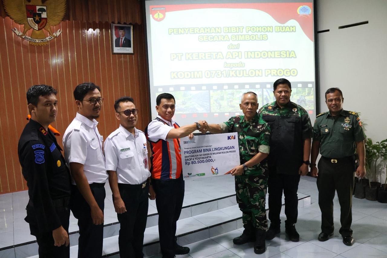 KAI Daop 6 Yogyakarta Salurkan Rp500 Juta untuk Program Sosial dan Lingkungan