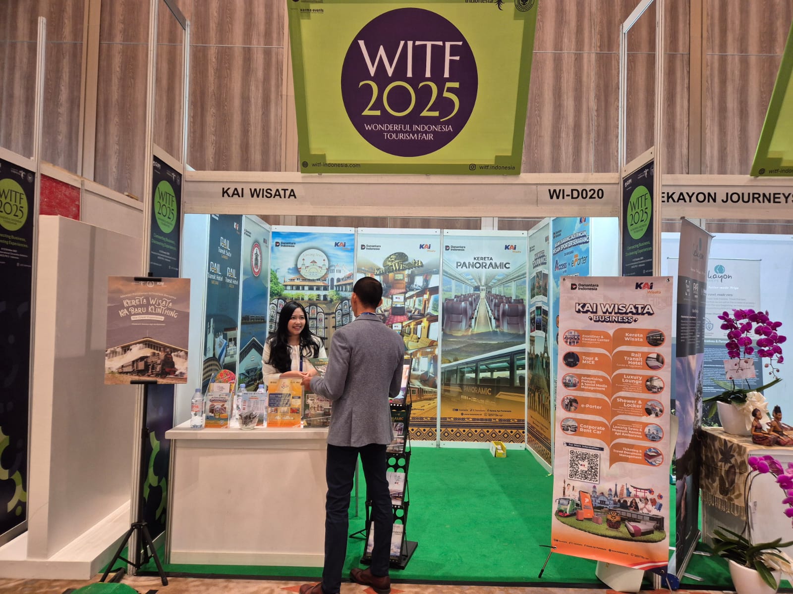 KAI Wisata Perkuat Promosi Pariwisata Berbasis Kereta Api di Ajang WITF 2025