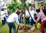 Megawati Tanam Pohon Bodhi di UGM, Dorong Riset dan Inovasi sebagai Warisan Bangsa