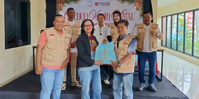 98 Resolution Network Salurkan 12 Ribu Paket Tali Kasih Natal, Perkuat Solidaritas Sosial di Akhir 2025