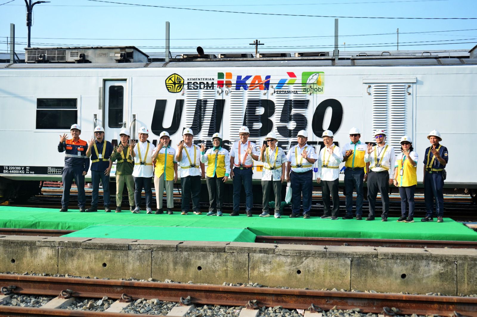 Dorong Transportasi Kereta Lebih Ramah Lingkungan, KAI Daop 6 Yogyakarta Uji Coba Biodiesel B50