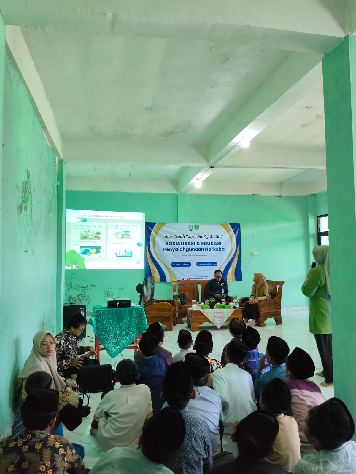 Puluhan Murid MI Nurrohmah Bina Insani Ikuti Edukasi Pencegahan Narkoba Bersama BNN Bantul