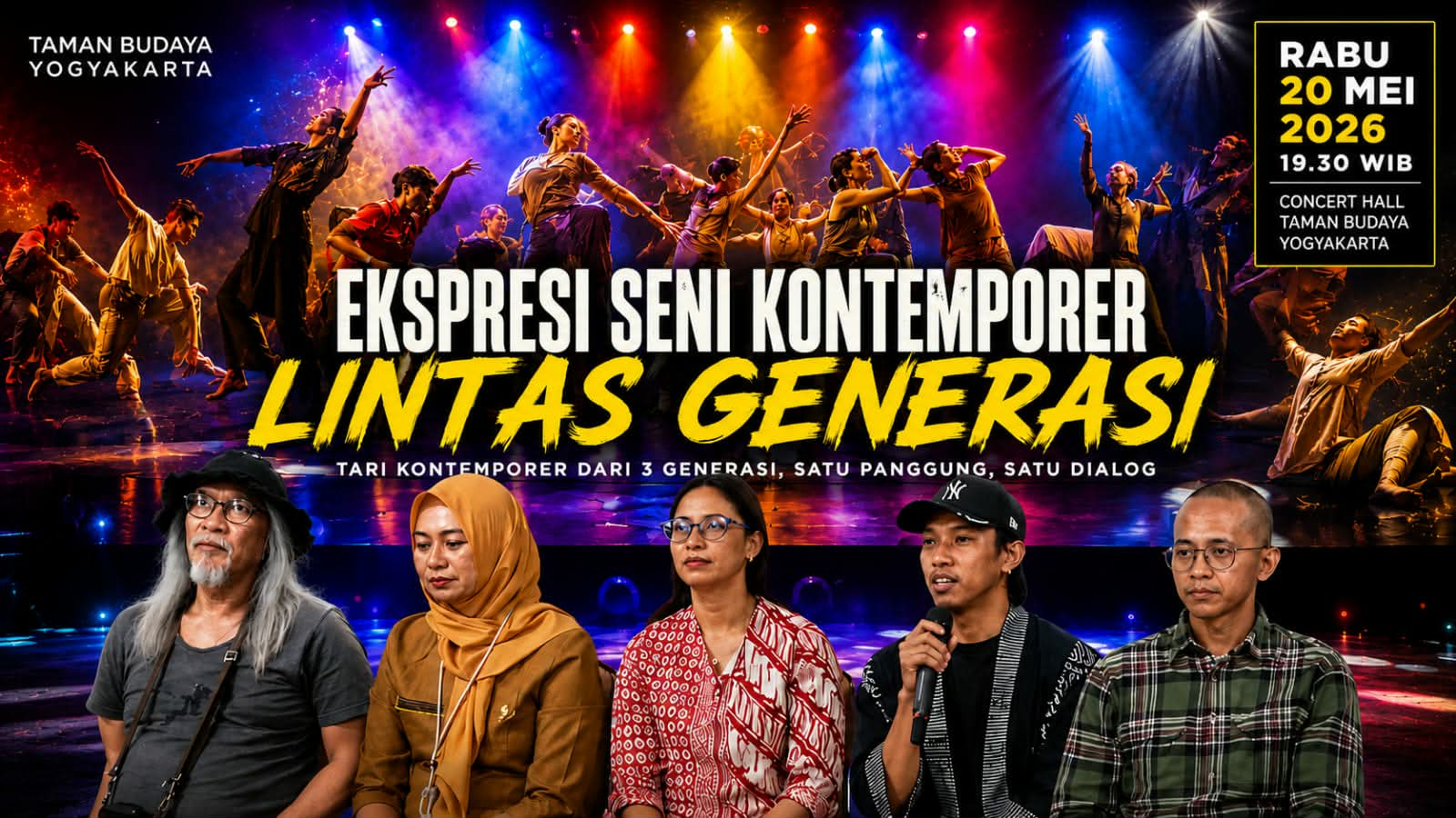 Ekspresi Seni Kontemporer Lintas Generasi Hadir di TBY, Galih Puspita Angkat “Ngluru Lurung”