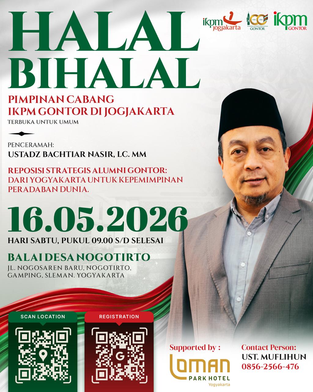 IKPM Jogjakarta Gelar Halal Bihalal dan Dialog Lintas Generasi Bersama Ustadz Bachtiar Nasir
