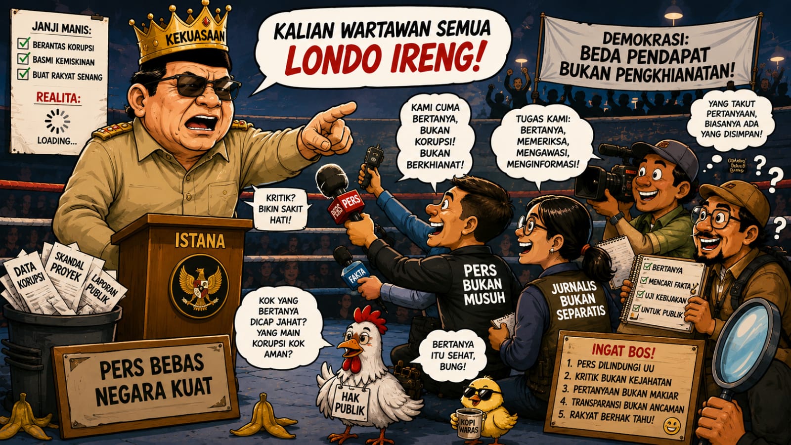 Londo Ireng dan Bahaya Melabeli Jurnalis