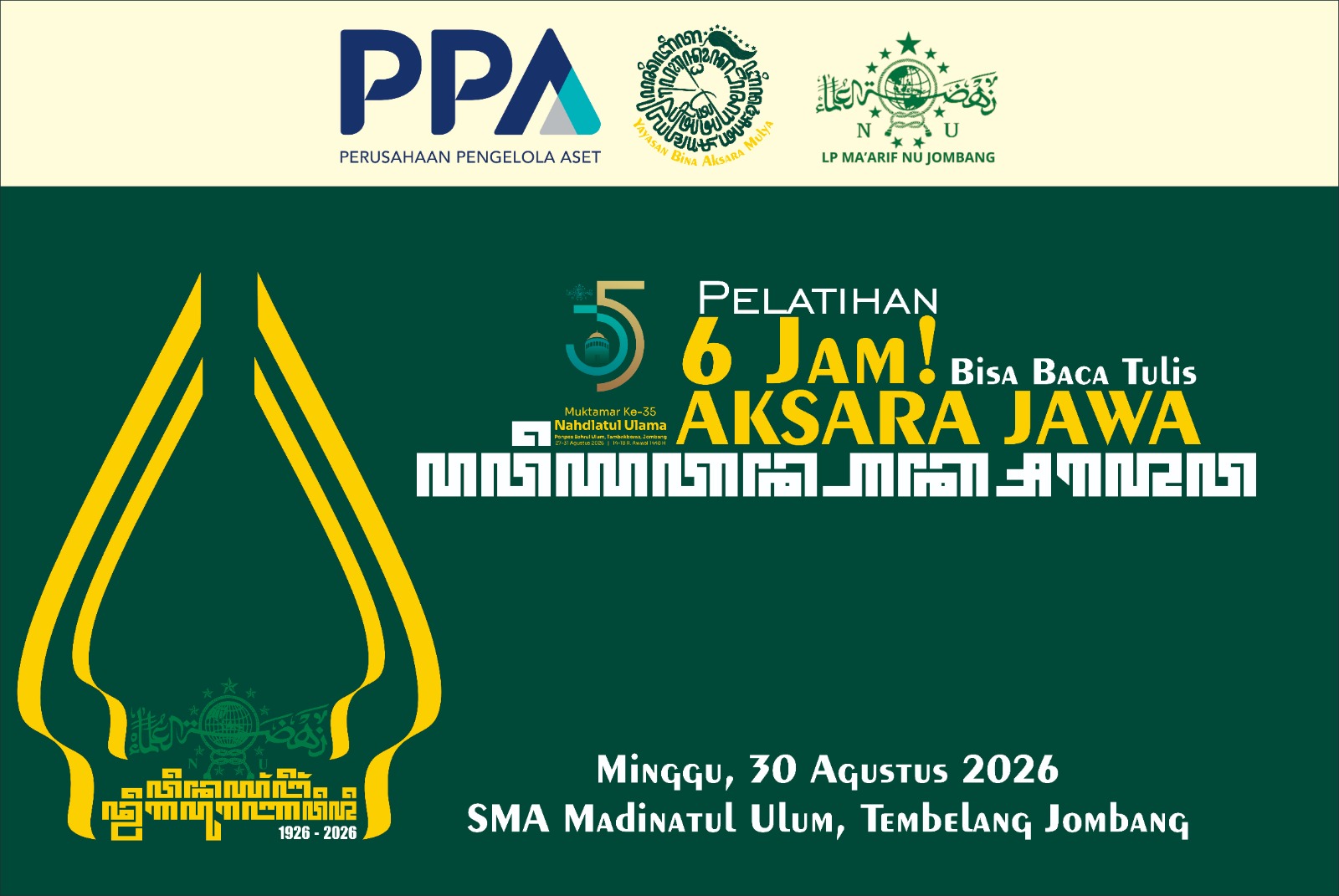 Bukan Sekadar Huruf, Pelatihan CARANGAPAK Ungkap Jejak Dakwah dalam Aksara Jawa