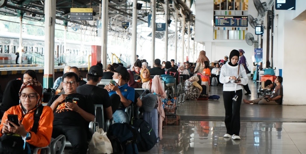 Long Weekend HUT ke-81 RI, Penumpang KA Jarak Jauh di Daop 6 Yogyakarta Tembus 41.189 Orang