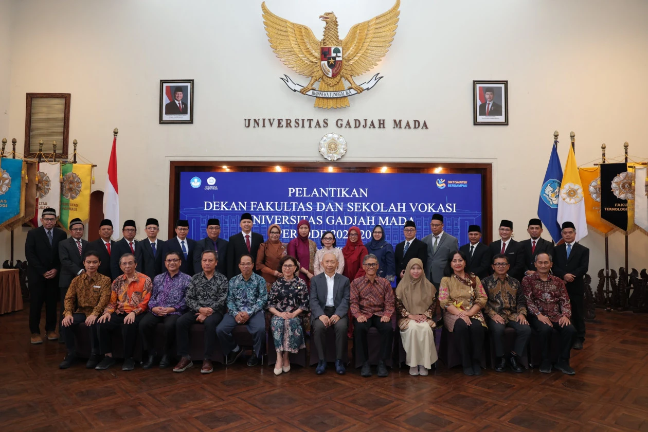 19 Dekan Baru UGM Resmi Menjabat hingga 2031, Ini Daftar Lengkapnya