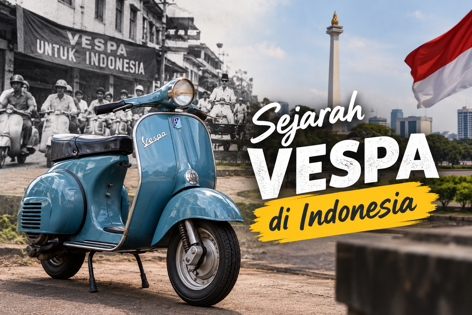 Sejarah Vespa di Indonesia